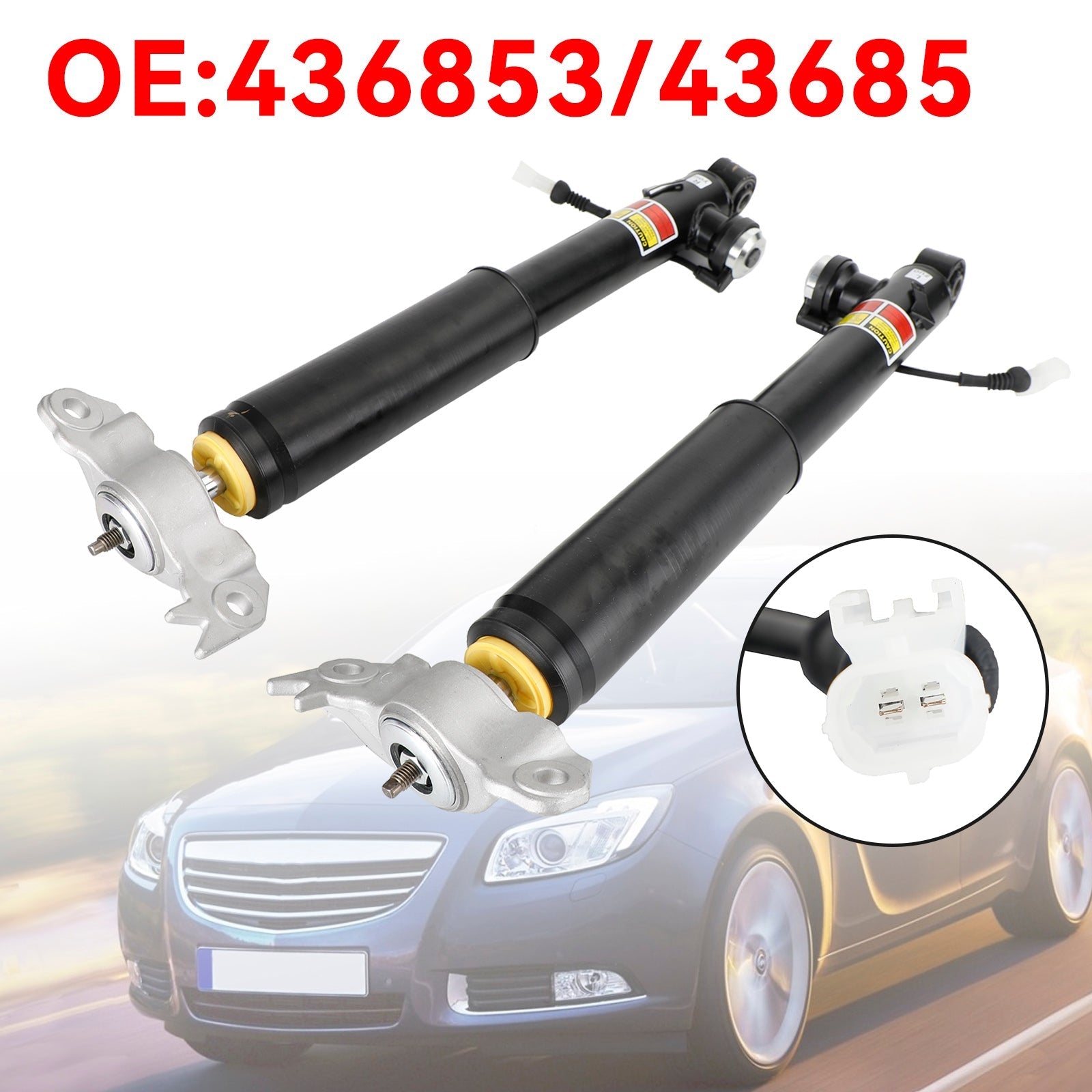 2008-2017 Opel Insignia A Pair Rear Shock Absorber Struts 436853 436854