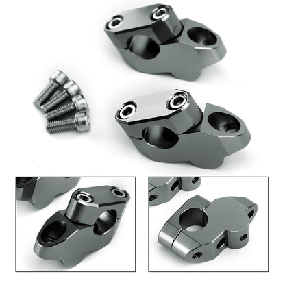 Billet Aluminum 7/8" Handlebar Risers Extensions Kit 22mm For Yamaha For Honda For Ducati For KTM For Kawasaki For Suzuki