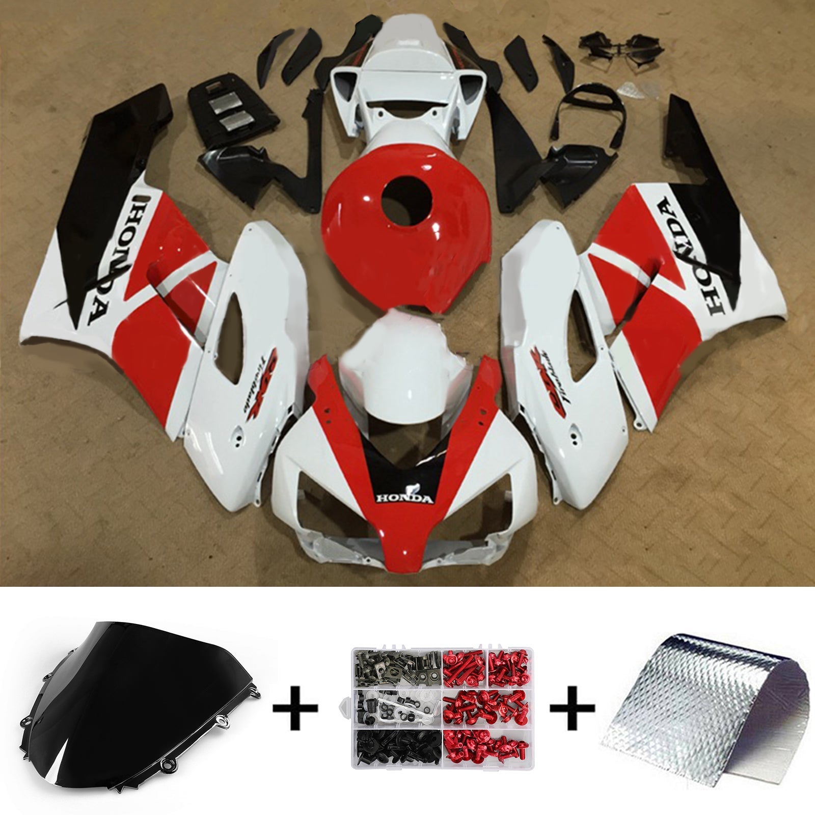 2004-2005 Honda CBR1000RR Fairing Kit Bodywork Plastic ABS