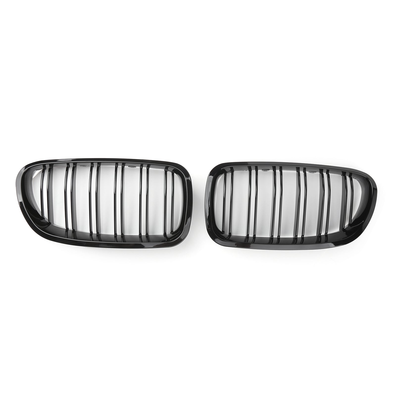 2011-2016 BMW 5-Series F10 Gloss Black Front Kidney Grille 51137203649 51137203650 Generic