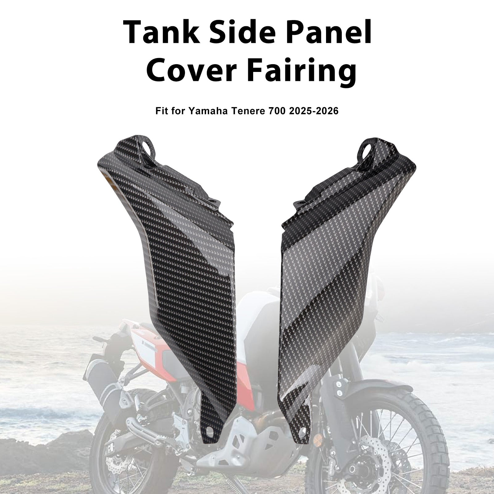 Tank Side Cover Panel Fairing Cowl For Yamaha Tenere 700 2025-2026
