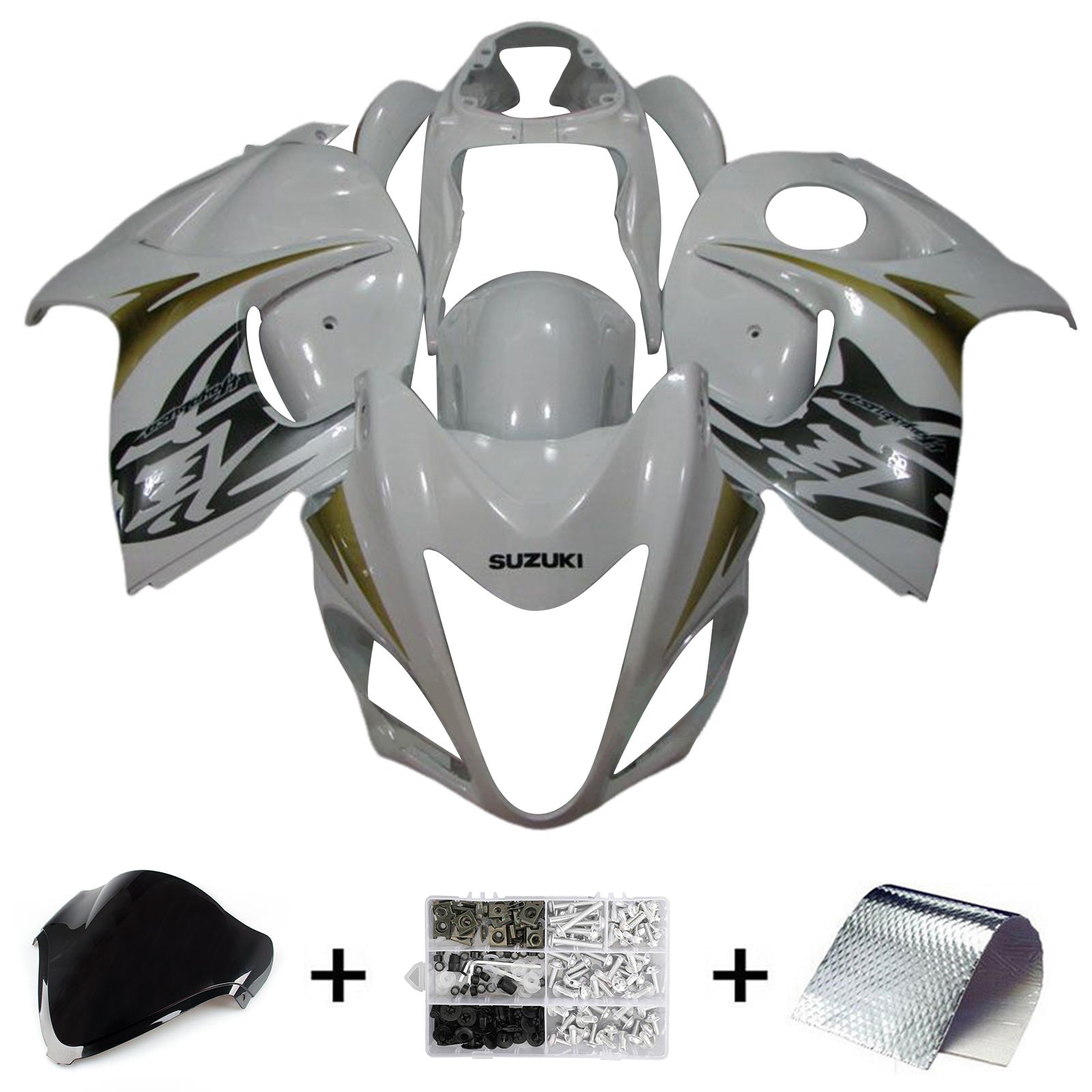 2008-2020 Suzuki Hayabusa GSX1300R Injection Fairing Kit Bodywork Plastic ABS
