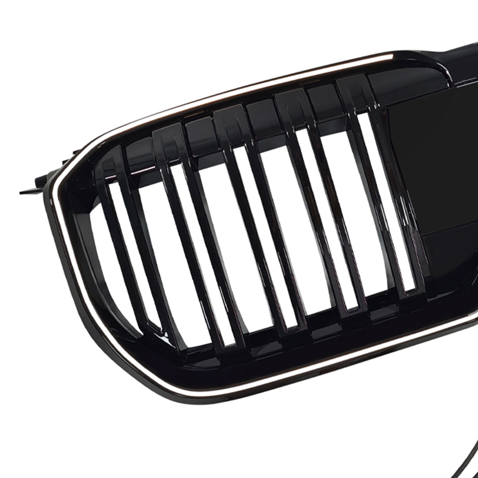 2023-2025 Fit BMW X1 U11 U12 Double Slat Black Front Bumper Kidney Grill Grille