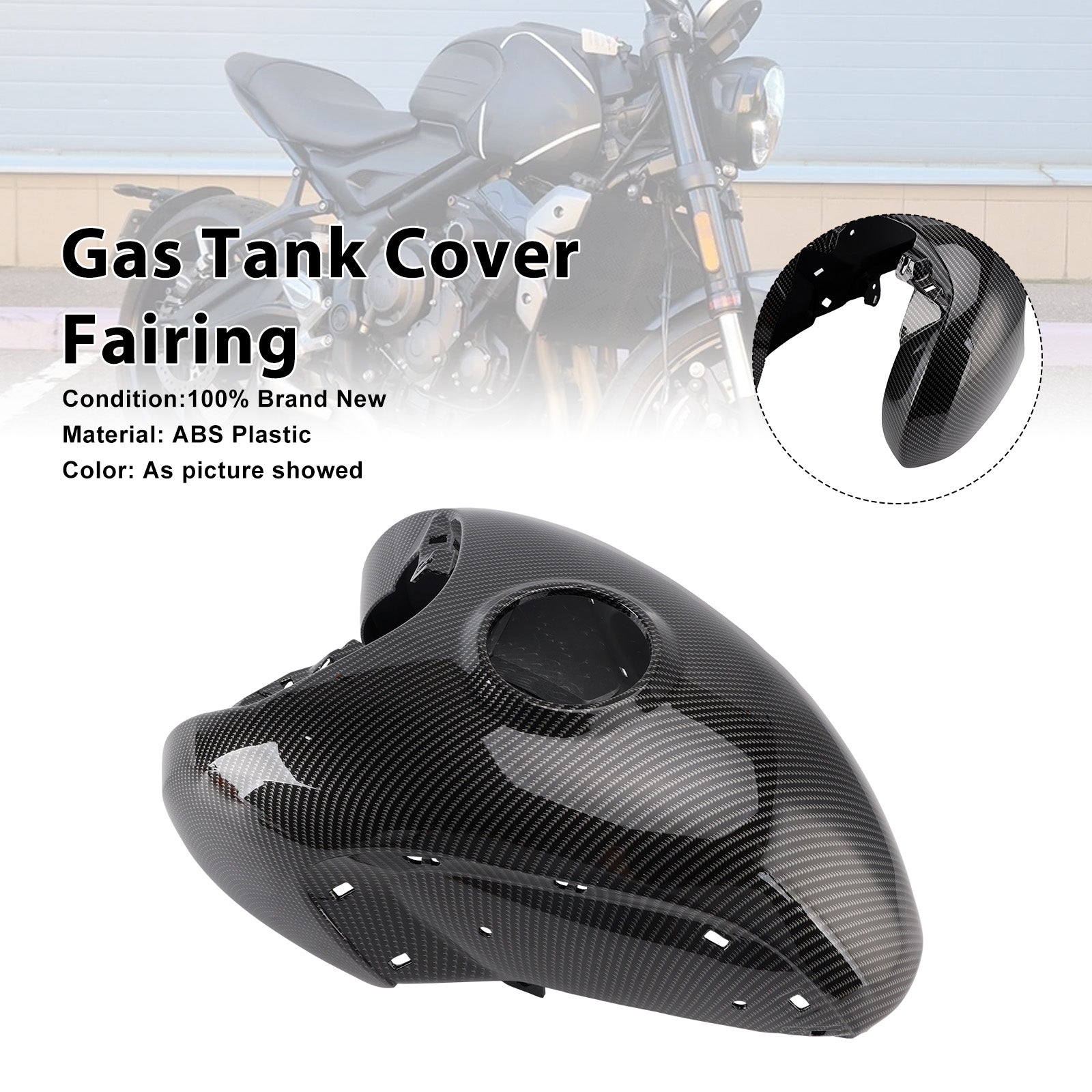 2021-2024 or Trident 660 Gas Tank Cover Fairing Protector F