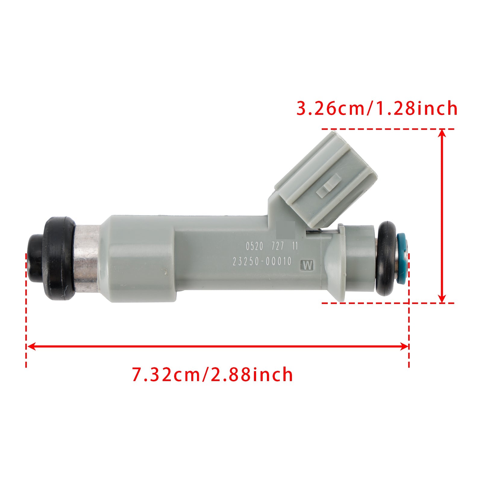 3Pcs Fuel Injector For Toyota Citroen Peugeot 1.0 23209-09030 23250-0Q010