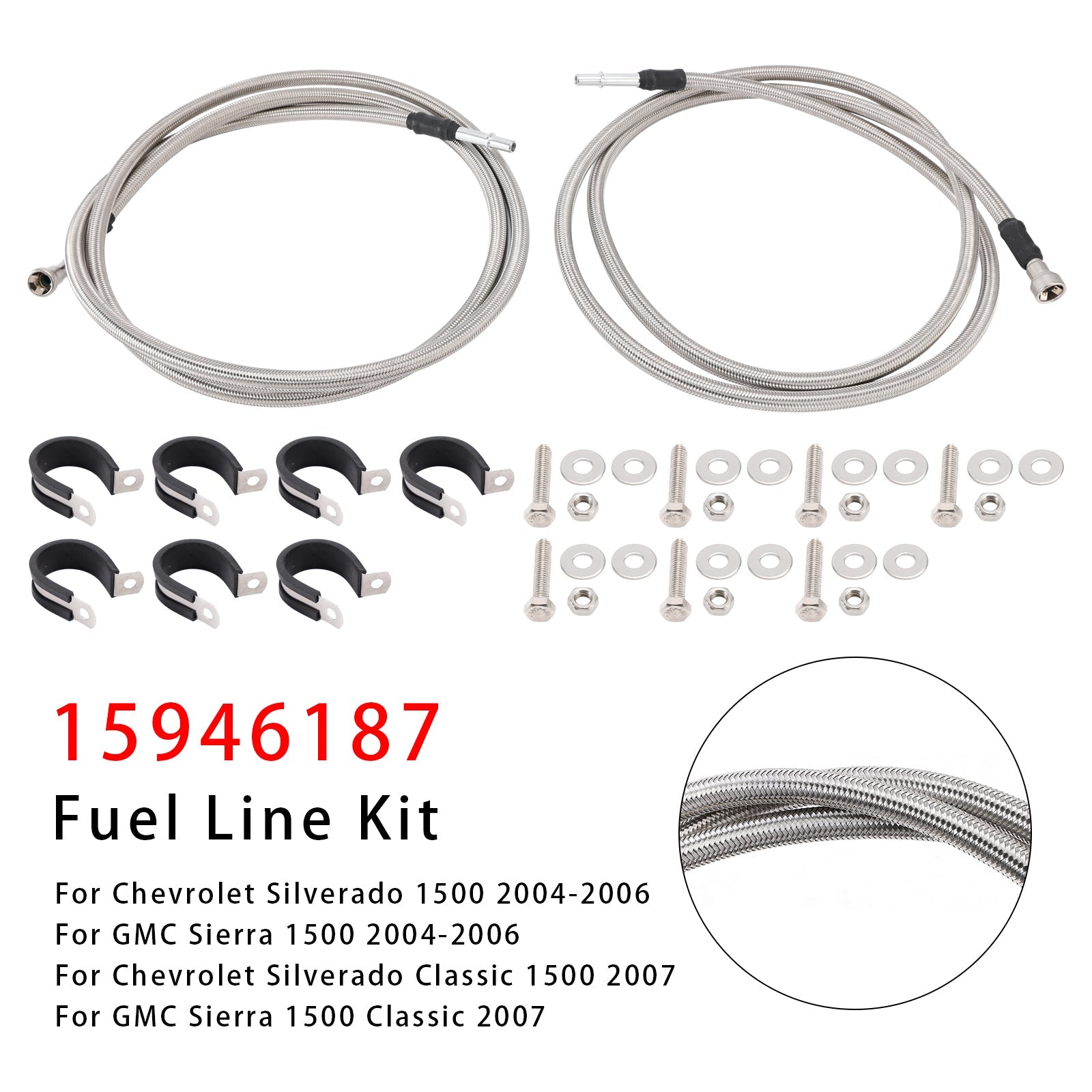 819-875 For 2007 GMC Sierra 1500 Classic Fuel Line Kit