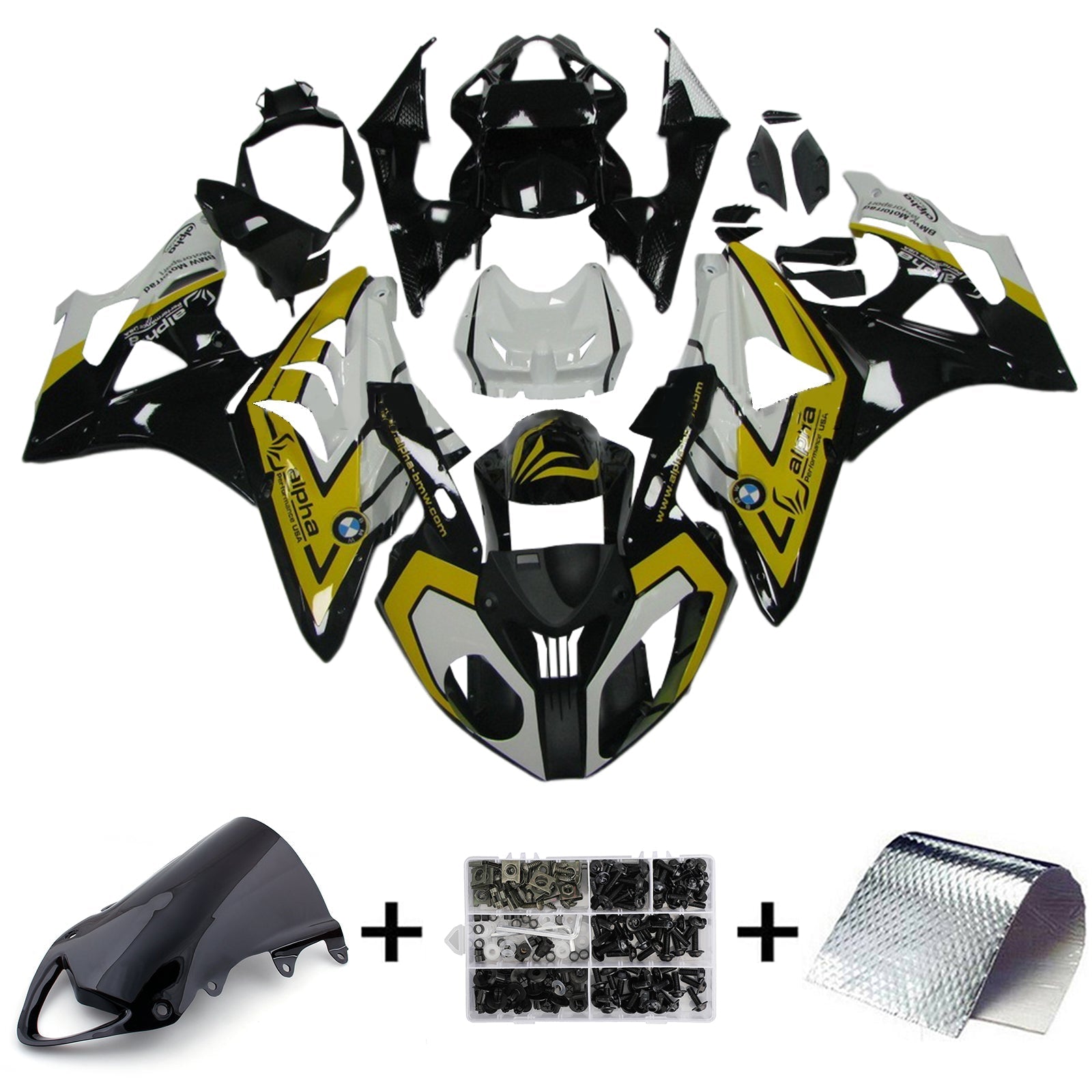 2009-2014 BMW S1000RR Fairing Kit Bodywork Plastic ABS