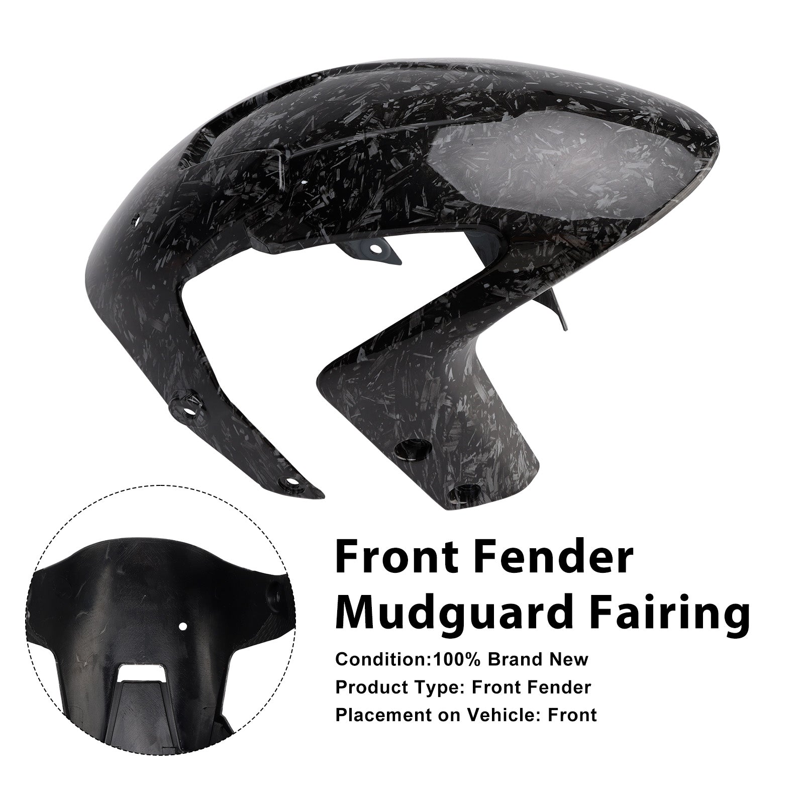 2024-2025 Aprilia RS457 RS 457 Front Fender Mudguard Fairing