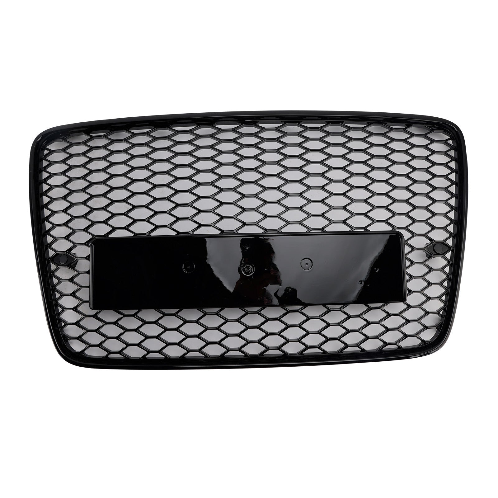Gloss Black Front Bumper Radiator Vent Mesh Grille Grill Fit Audi Q7 2005-2015