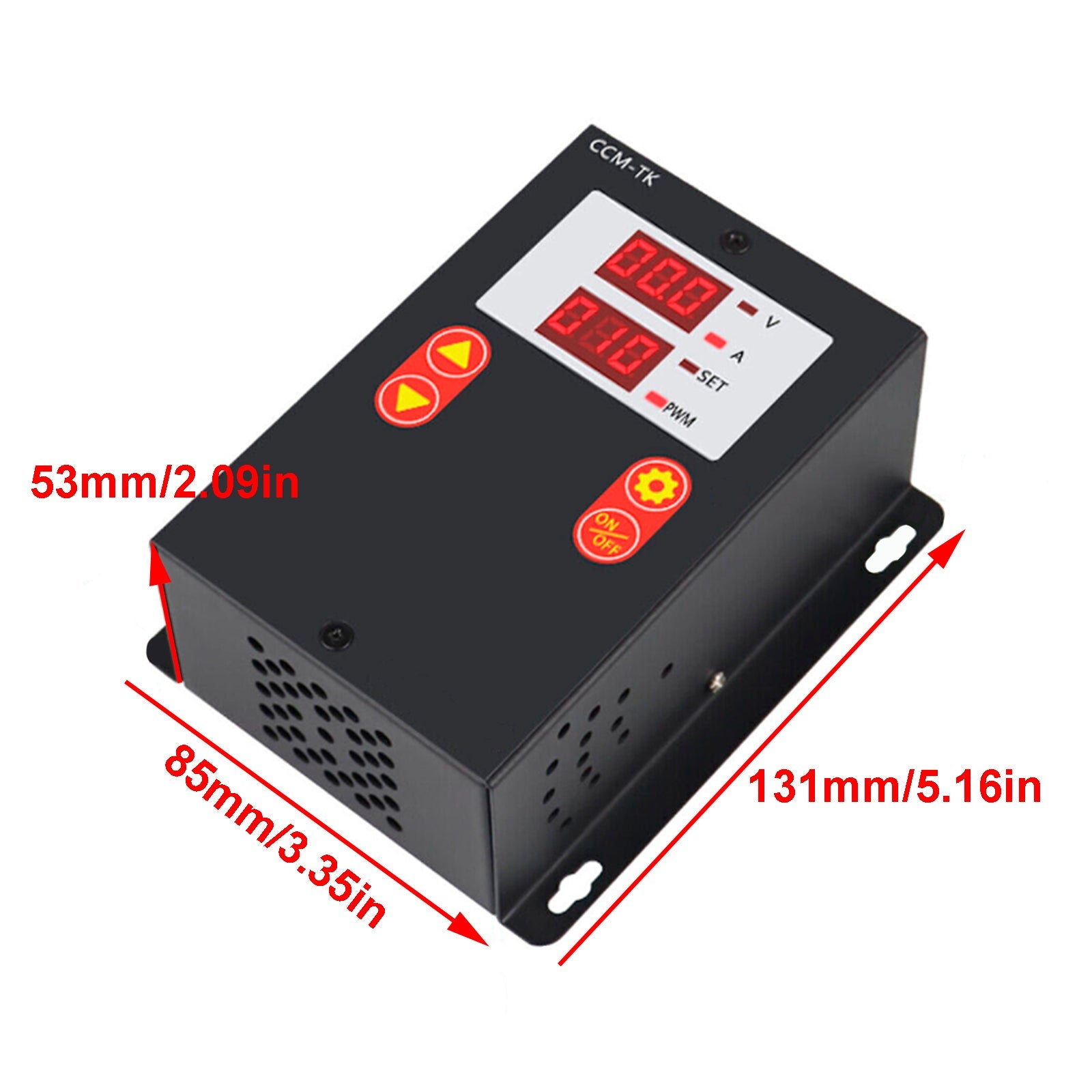 DC 12-80V 30A Digital Display Motor Speed Controller Slow-Start/Stop Control