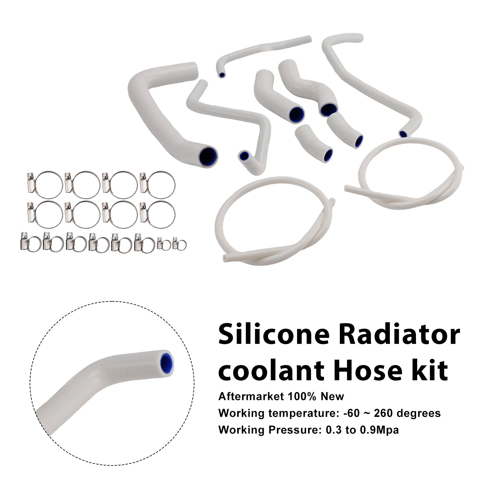 2016-2025 Suzuki SV 650 SV650 Silicone Radiator coolant Hose