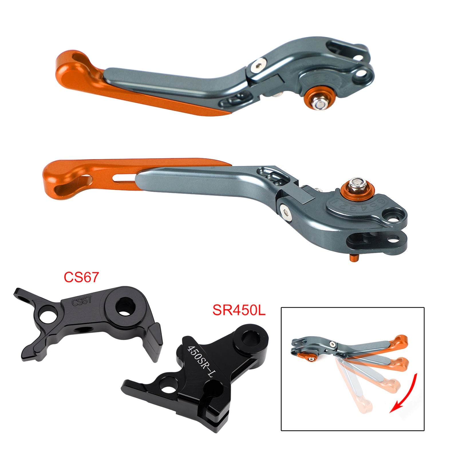 Adjustable Clutch Brake Lever fit for VOGE DS900X 900DSX 2024-2026