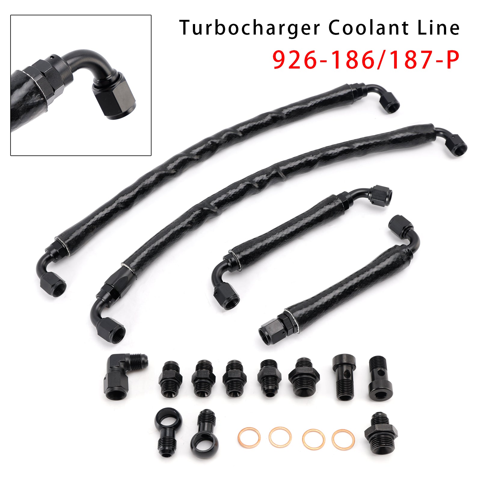 Turbocharger Coolant Line Upgrade Kit For Ford F-150 3.5L 2011-2016