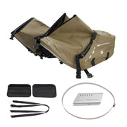 Side Tail Bag Saddlebag Color Matching Luggage 86L Green For Scooter Motorcycle