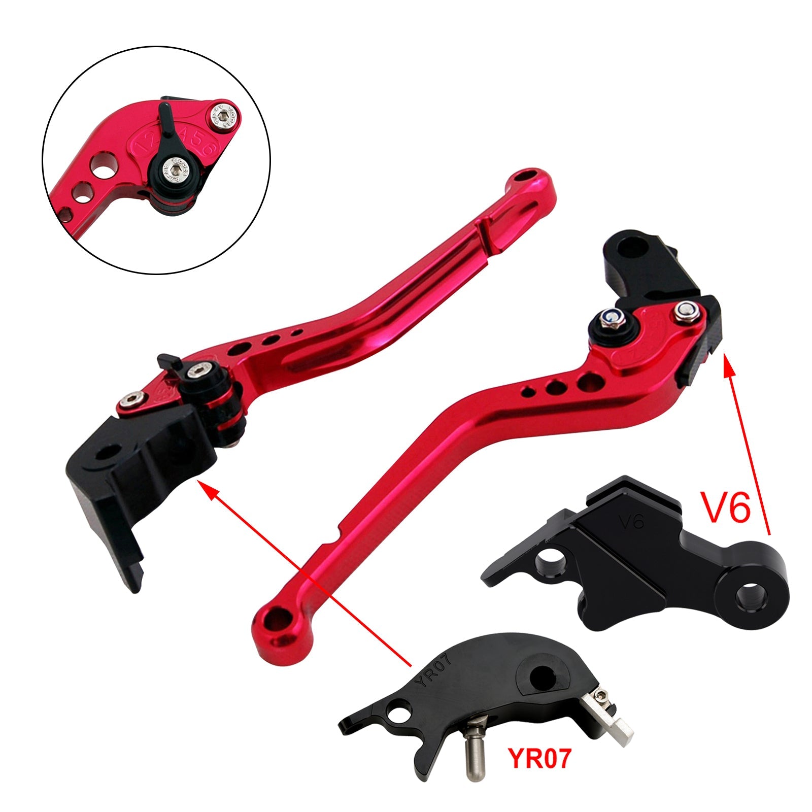 Long Clutch Brake Lever fit for YAMAHA XSR900 XSR900GP MT-09 MT-09SP 2024-2025
