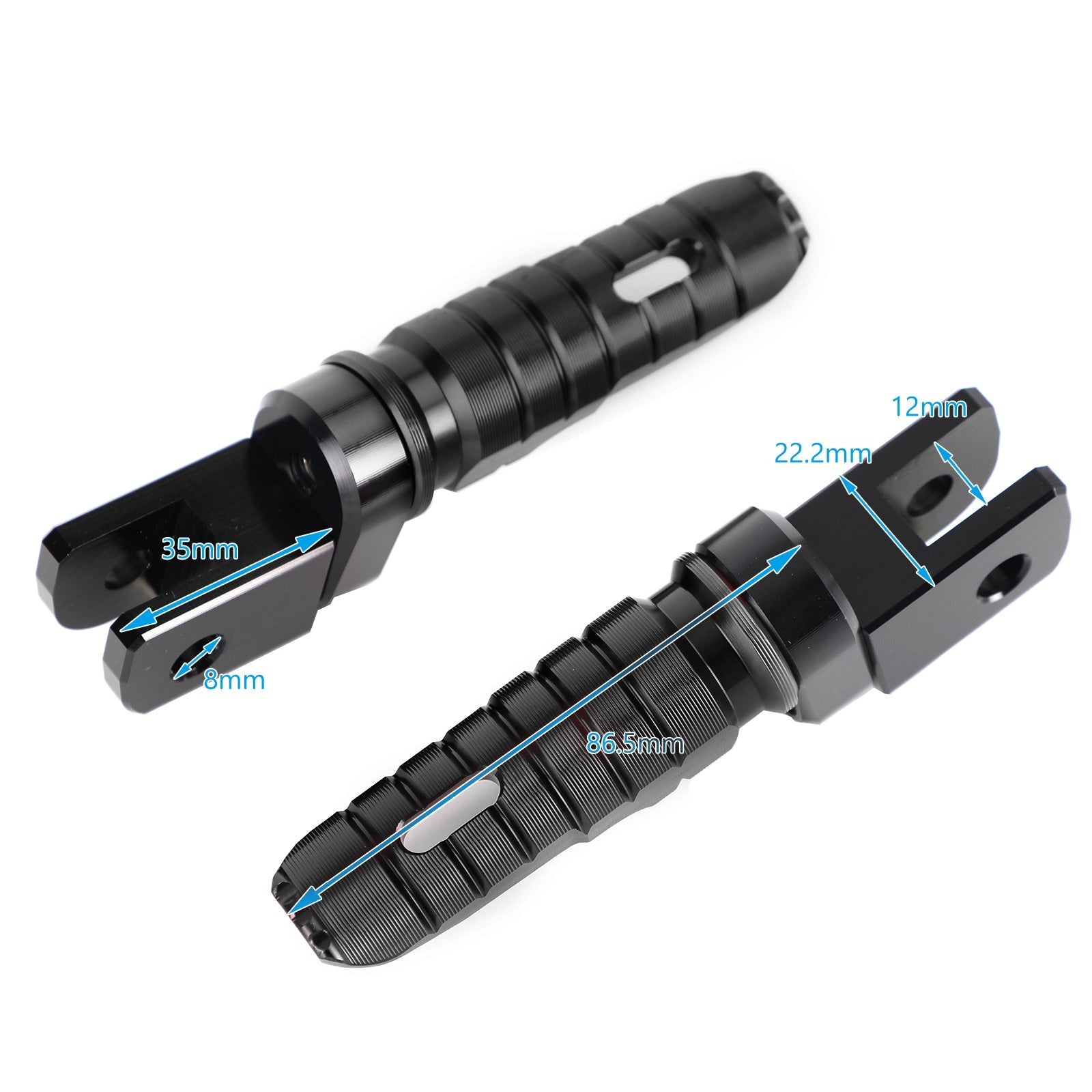 Front Footrests Foot Peg for Triumph Street Triple 765/R/S/RS Daytona 675/R Generic