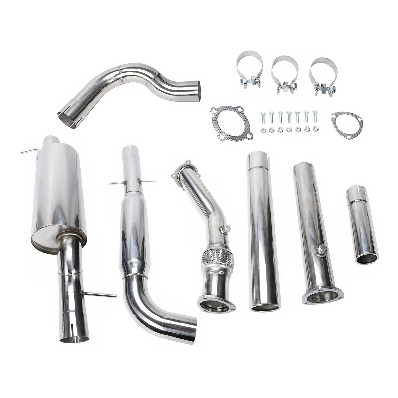 1999-2005 Volkswagen Jetta A4 Typ 1J 1.8T 3" Catless Exhaust System + Downpipe