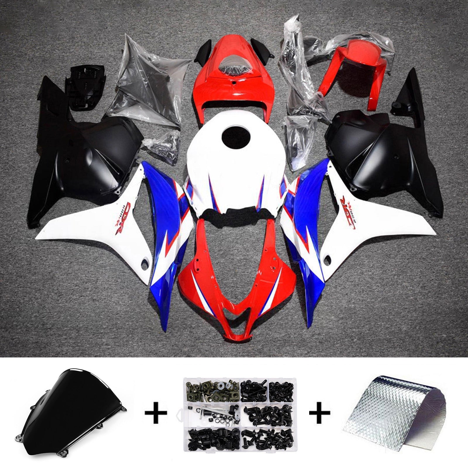 Injection Fairing Kit Bodywork Plastic ABS For Honda CBR600RR 2009-2012 F5