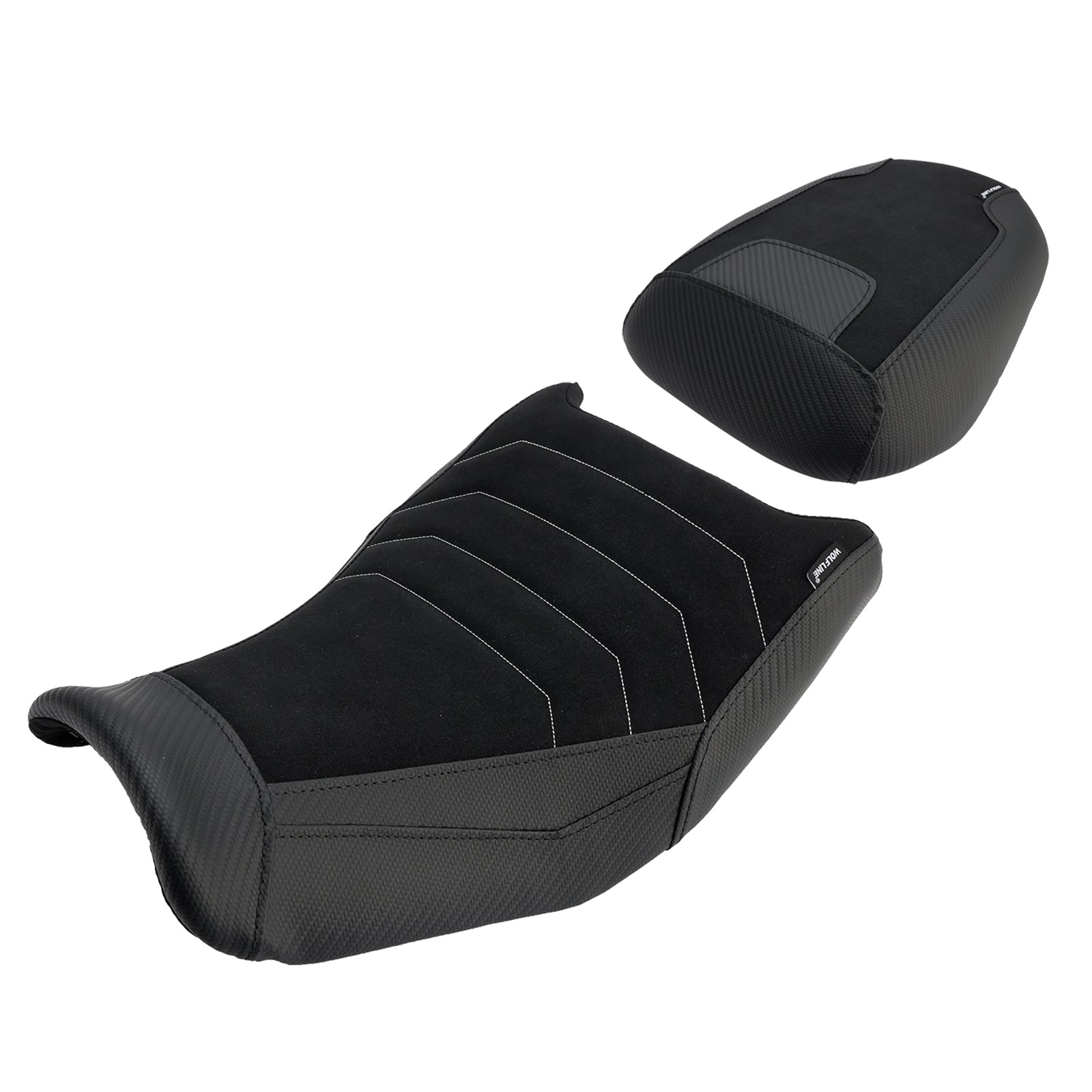 2024-2025 For Suzuki V-Strom250Sx Lower Front W/ Rear Seat Driver Pillion Black