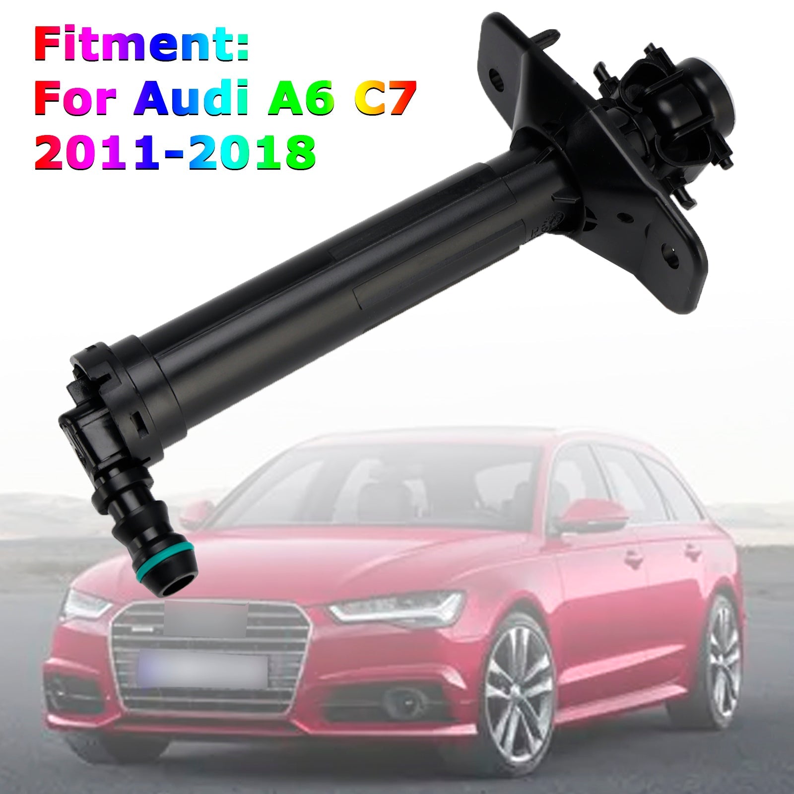 2011-2018 Audi A6 C7 Front Headlight Spray Washer Nozzle Right 4G0955102