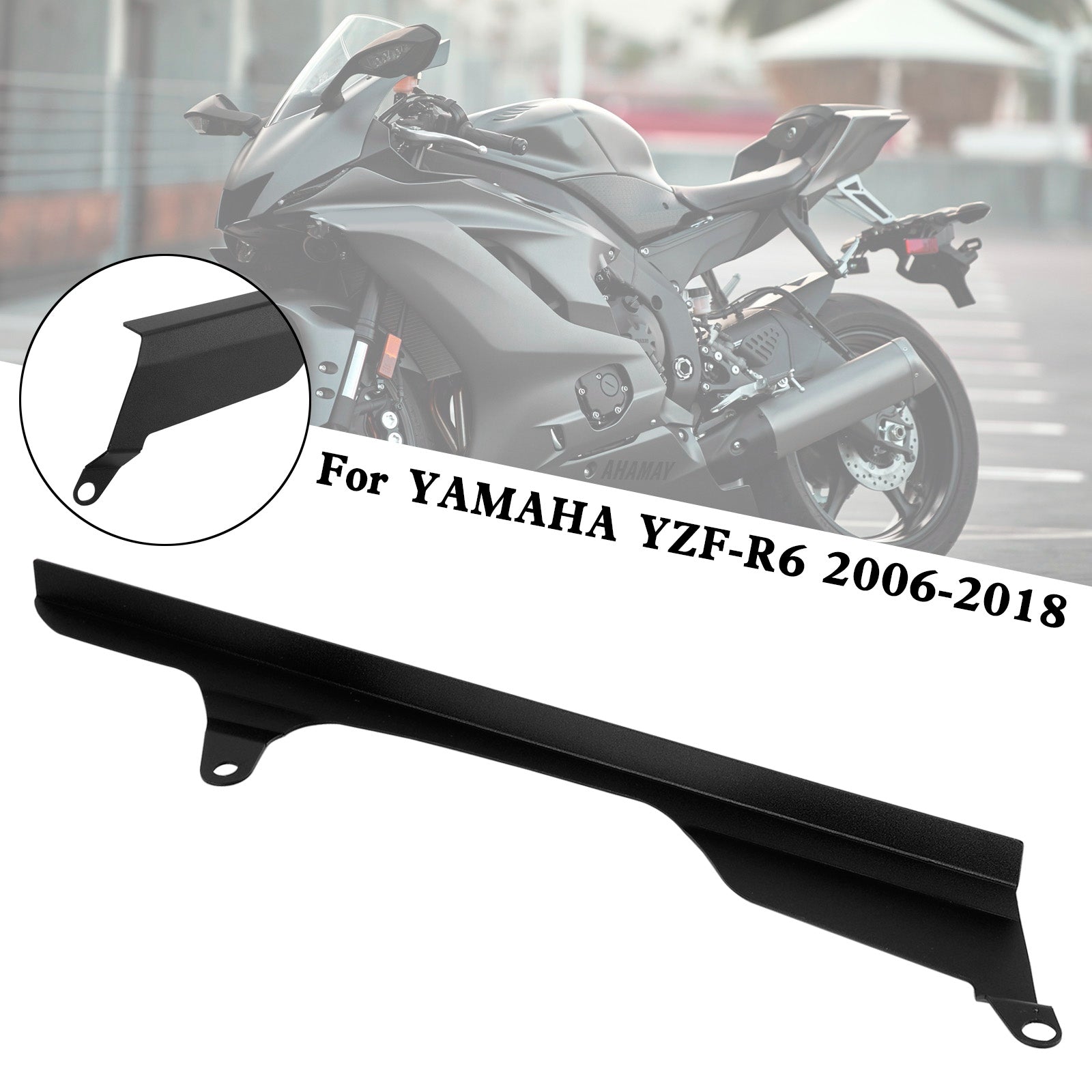 2006-2018 YAMAHA YZF R6 Rear Sprocket Chain Guard Protector Cover