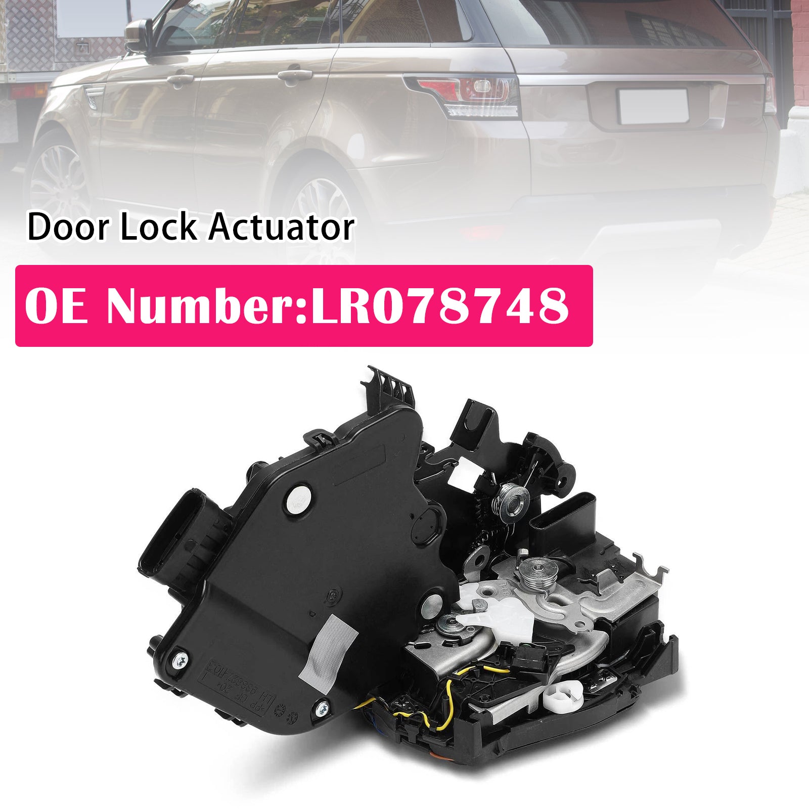 Rear Left Door Lock Actuator LR078748 For Land Rover Range Rover 2014-2022