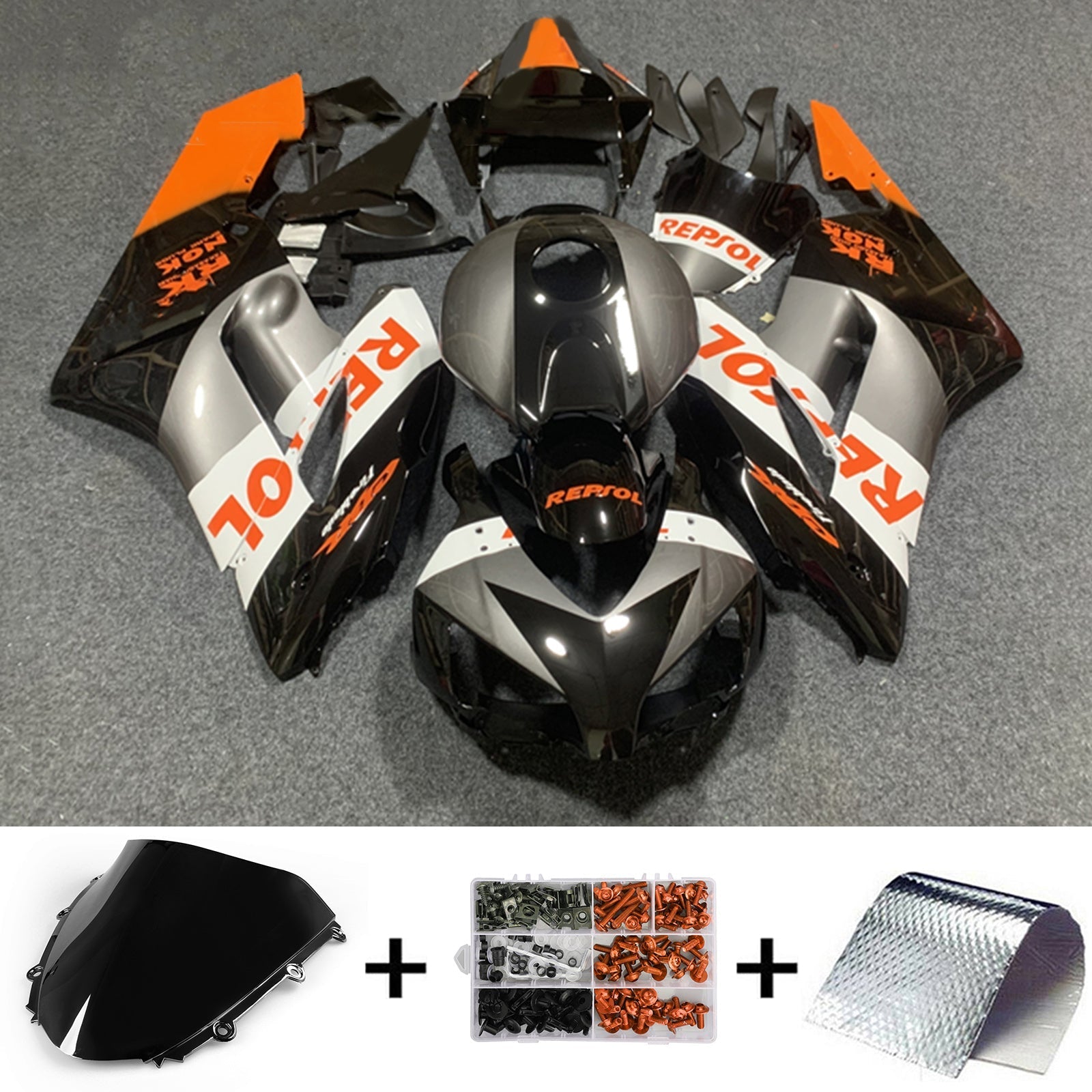 2004-2005 Honda CBR1000RR Fairing Kit Bodywork Plastic ABS