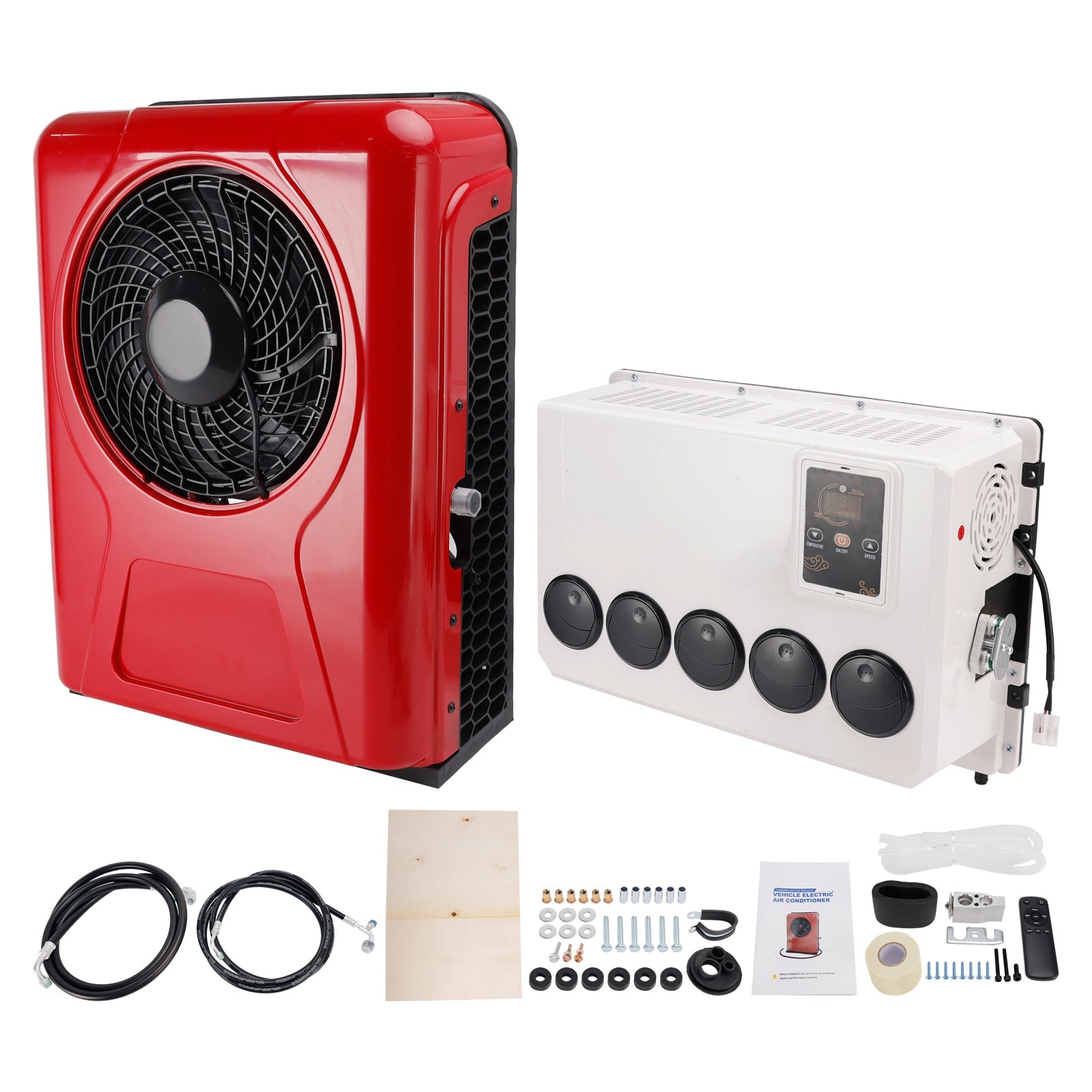 24V RV Air Conditioner 13000btu Truck Split AC For Camping Trucks RVs Trailers