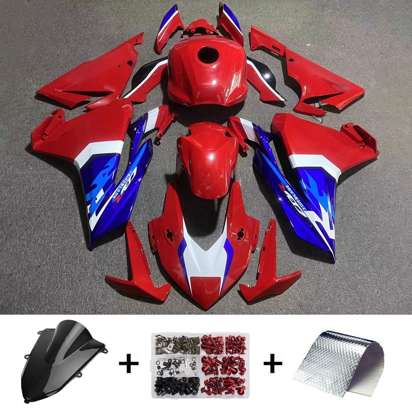 Injection Fairing Kit Bodywork Plastic ABS For Honda CBR500R 2019-2021