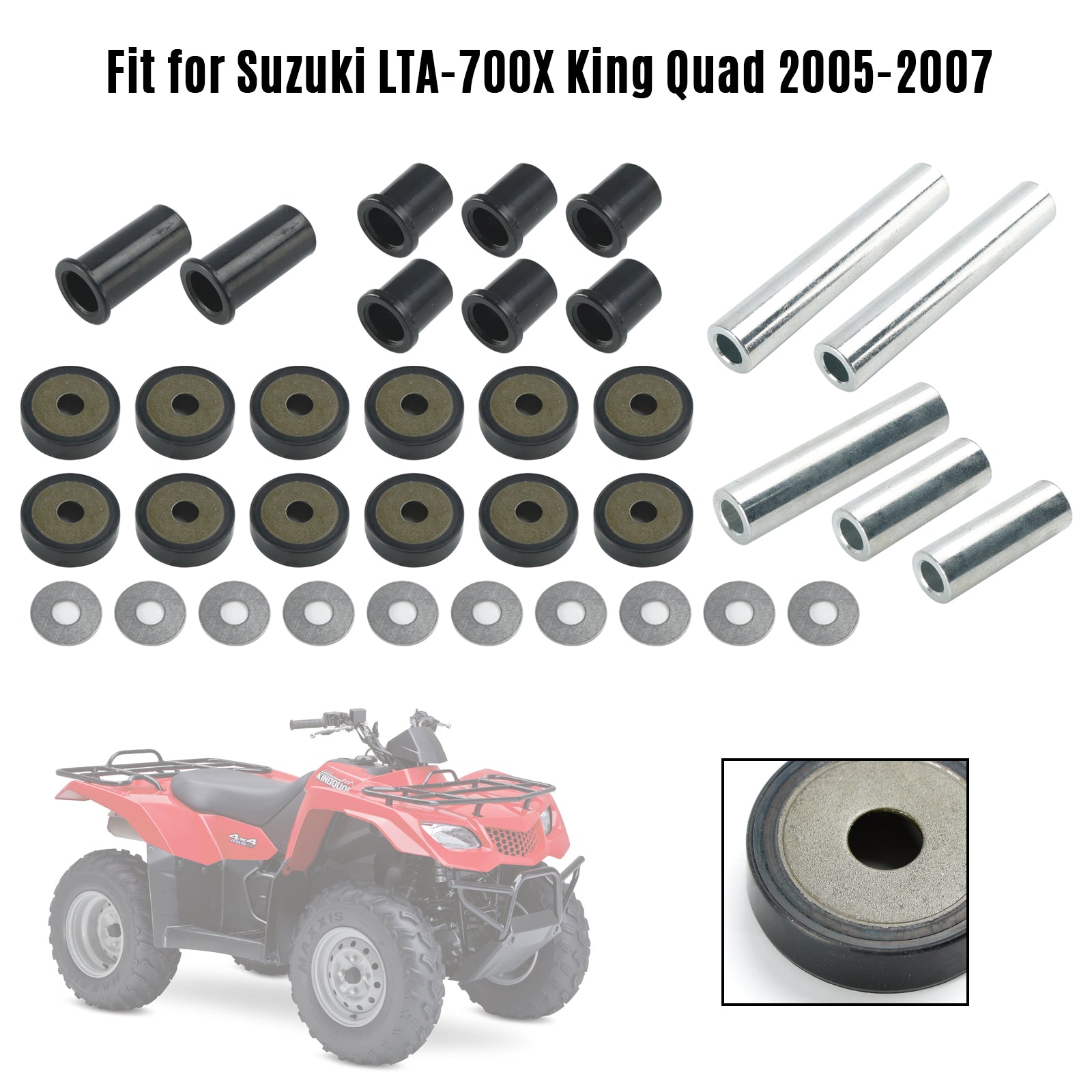 2005-2007 Suzuki LTA-700X King Quad Rear A-Arm Bushing Kit 50-1041