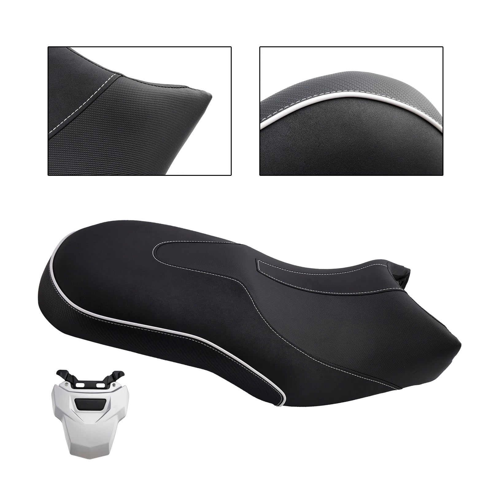2018-2023 BMW R1250GS/ADV Rider Passenger Seat Front Rear Cushion Black