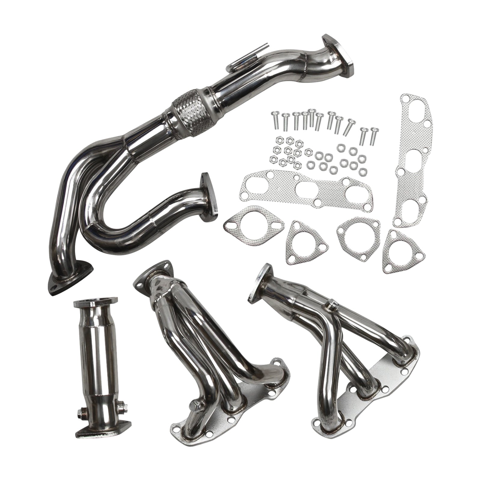 Header Manifold Exhaust fit Nissan Altima VQ35DE V6 3.5 02-06 Manual Models