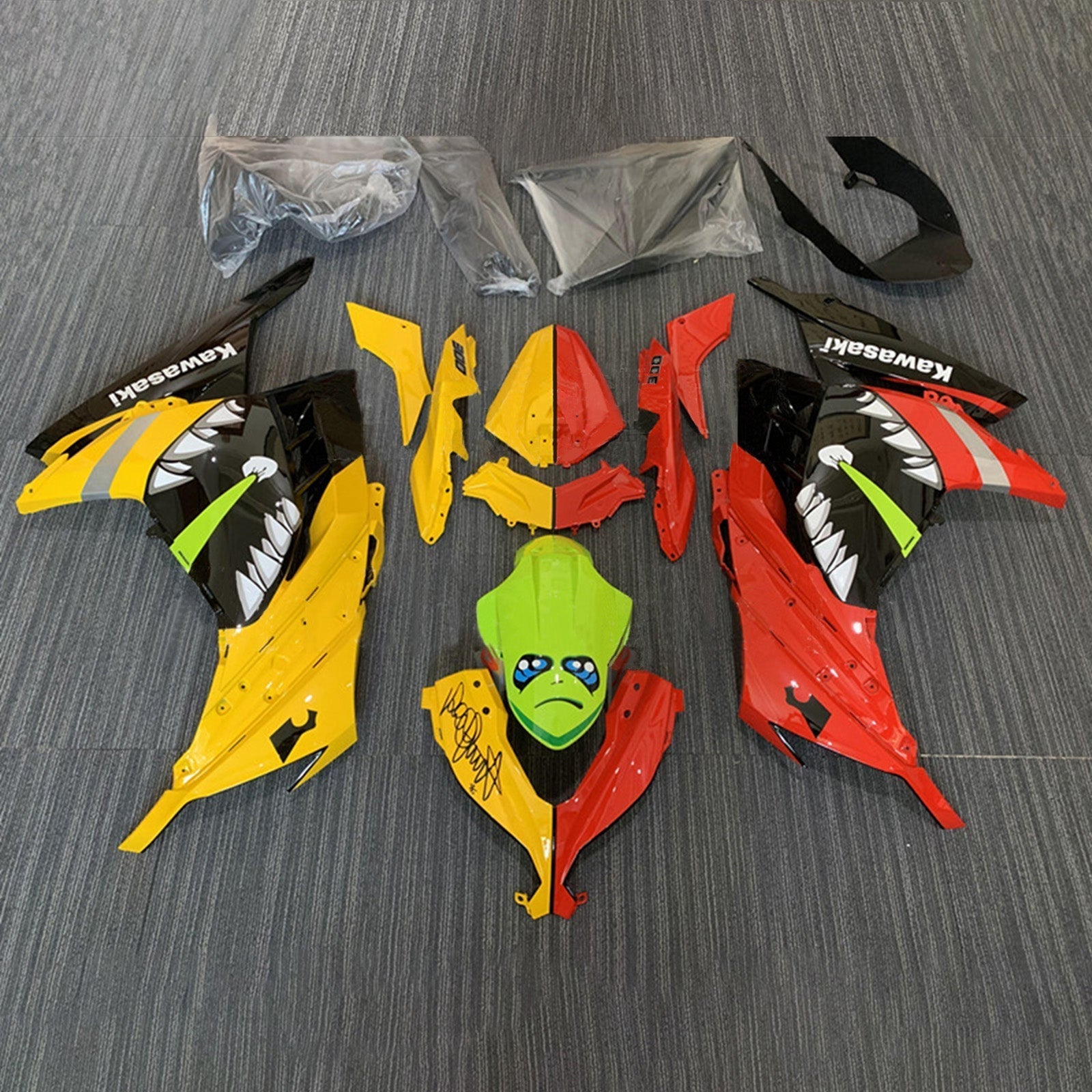 2013-2024 Kawasaki EX300/Ninja300 Injection Fairing Kit Bodywork Plastic ABS
