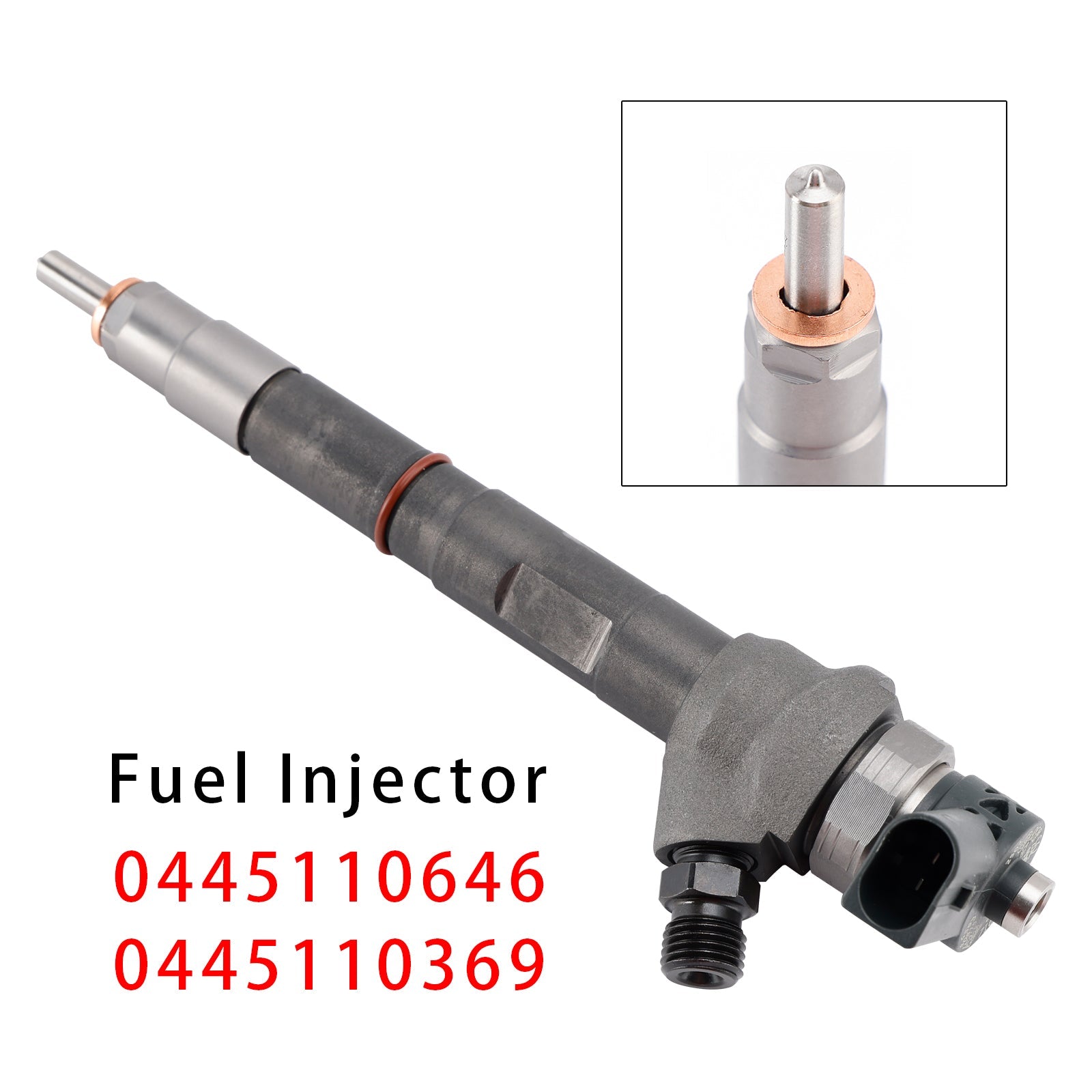 For Audi A1 A3 A4 A5 A6 C7 Q3 2.0 TDI 1PCS Fuel Injector 0445110646 0445110647