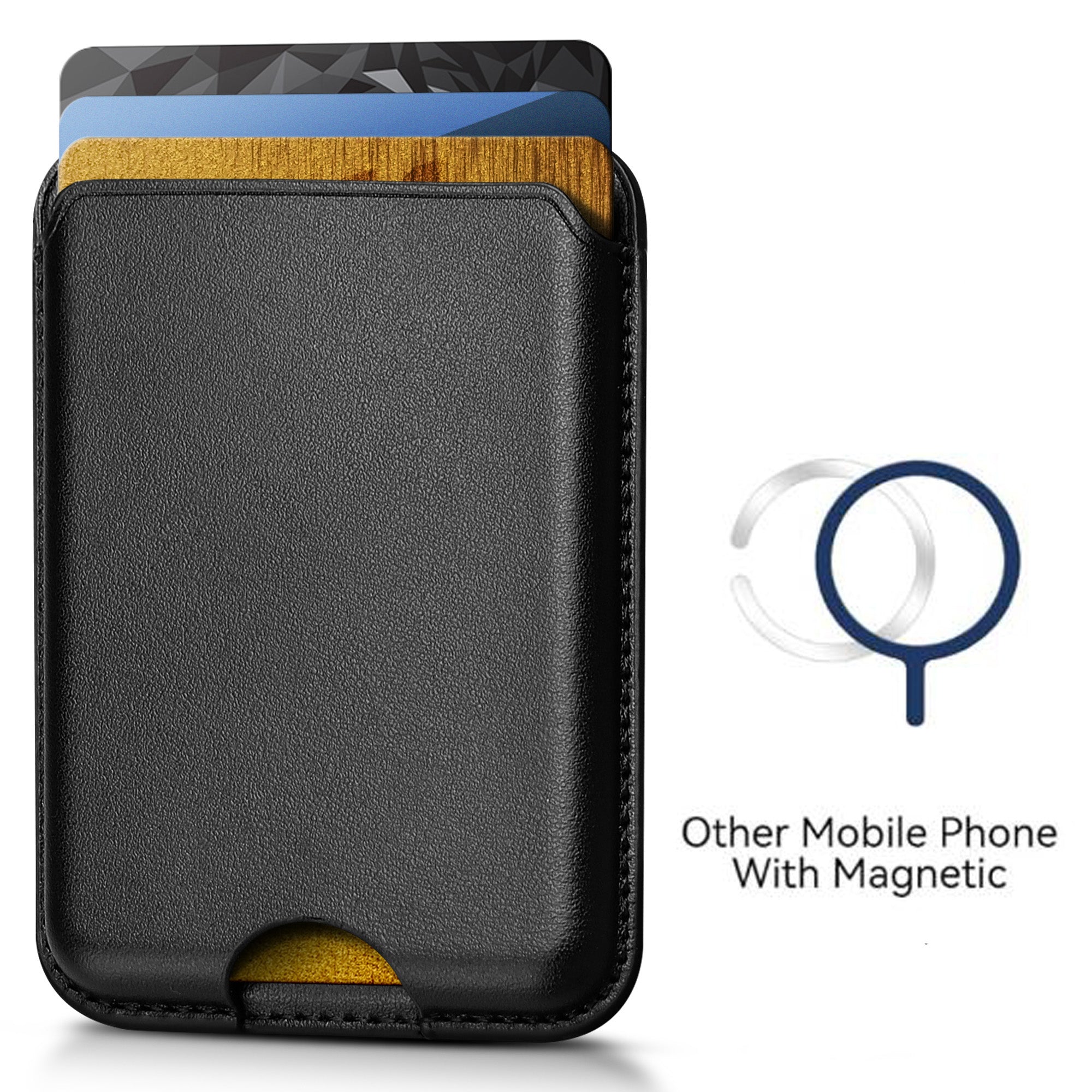 Magnetic Card Holder MagSafe Wallet RFID Protection for iPhone 17/16/15/14/13/12