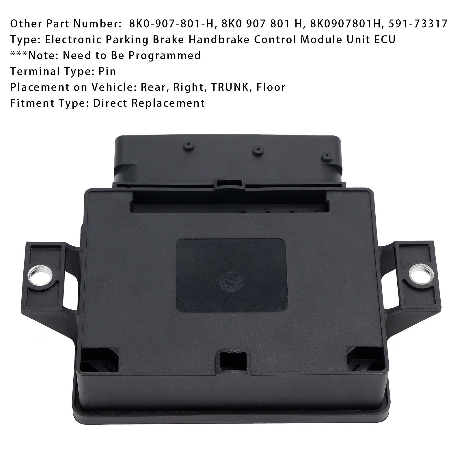 Electronic Parking Brake Handbrake Control Module Unit ECU For Audi A4 S4 09-12