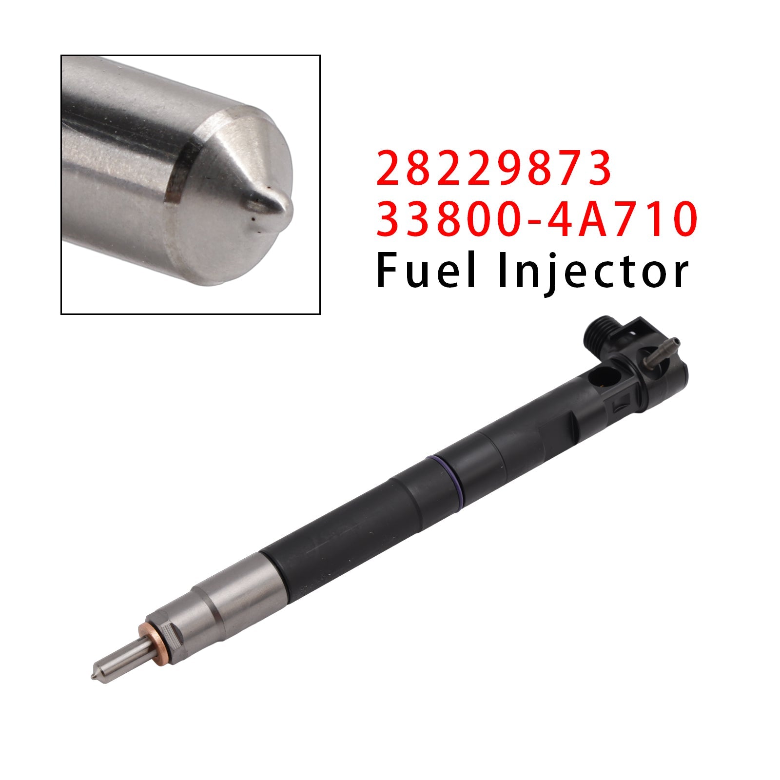 2008- For Hyundai H-1 Travel (TQ) 2.5 CRDi D4CB 2497 ccm, 125 KW 1PCS Common Rail Injector 28229873