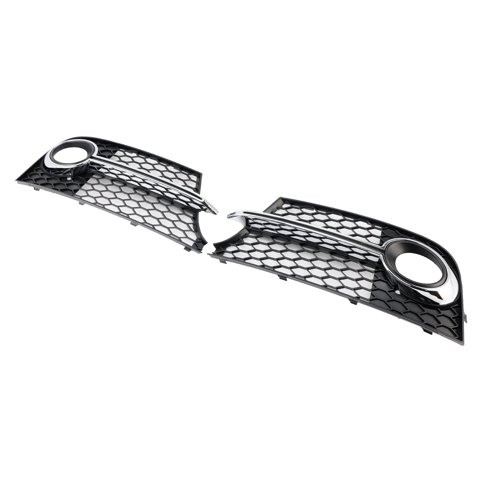 Audi TT MK2 S-Line TTS 2011-2014 Chrome Front Bumper Fog Light Grille