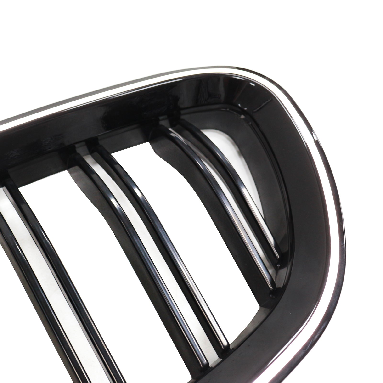 01.2009-10.2016 BMW 5-Series F10 Sedan Kidney Bumper Grill Grille Gloss Black 51137203649 51137203203