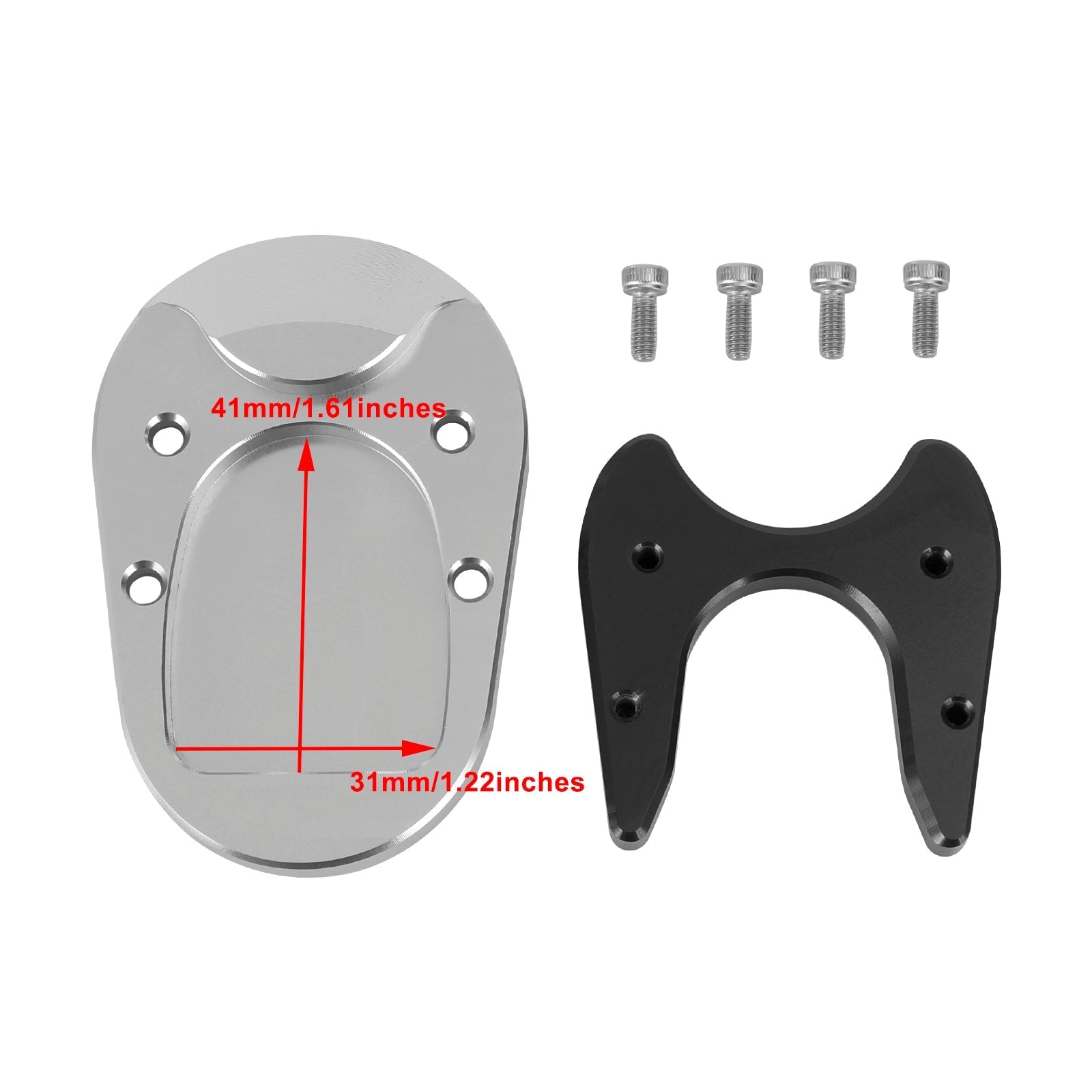 2013-2021 Vespa GTS300 Kickstand Enlarge Plate Pad Generic