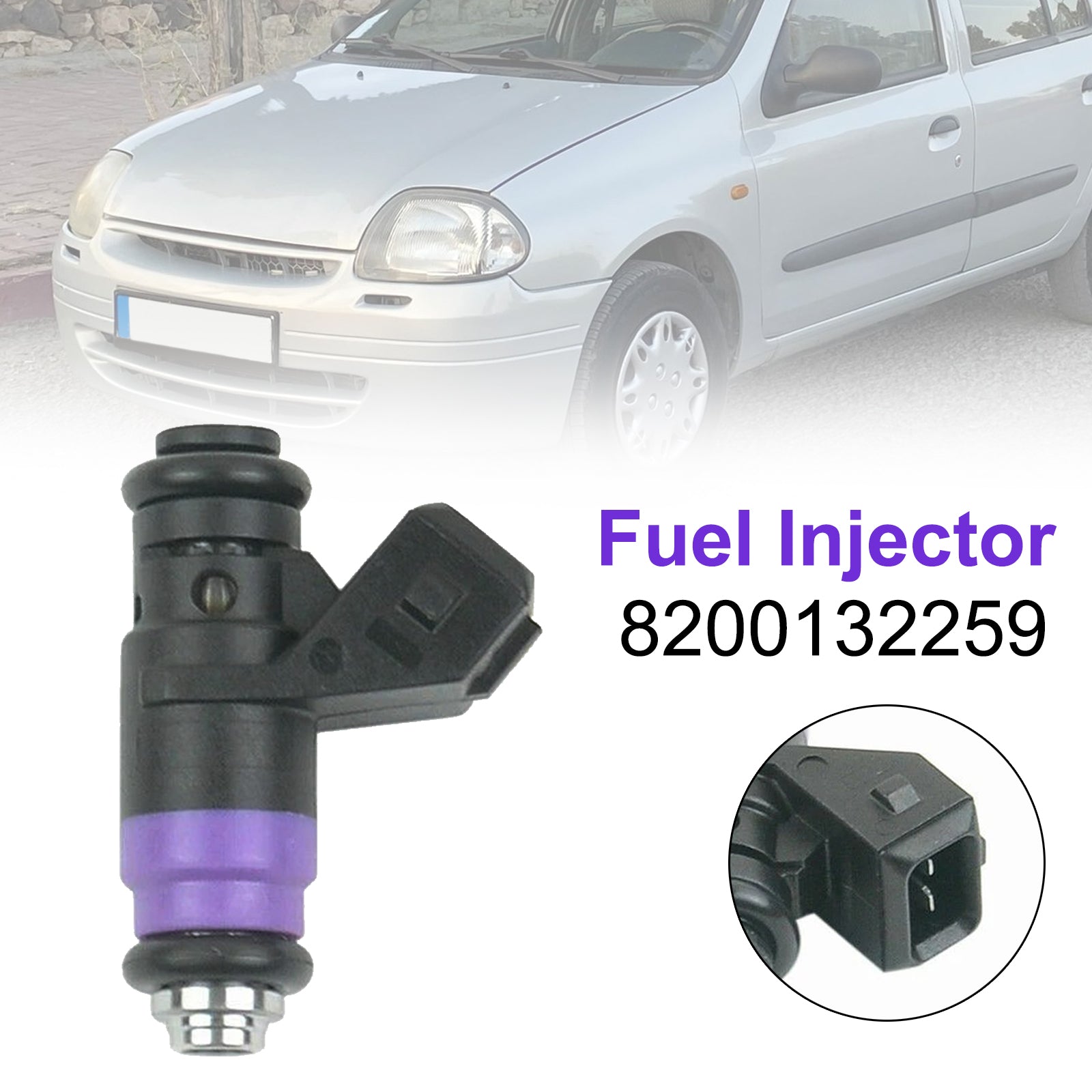 1Pcs Fuel Injector For Renault Clio Laguna Megane Scénic 1.4 1.6 8200132259