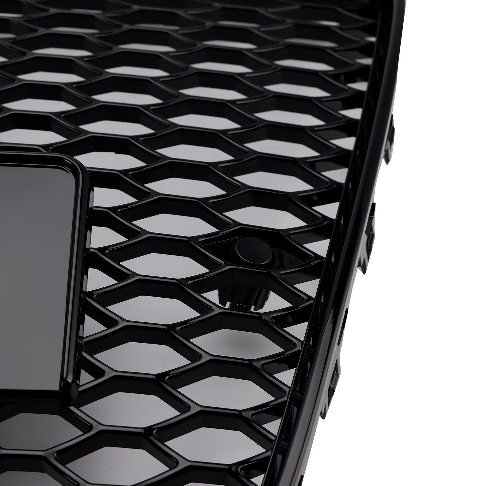 Gloss Black Front Bumper Radiator Vent Mesh Grille Grill Fit Audi Q7 2005-2015