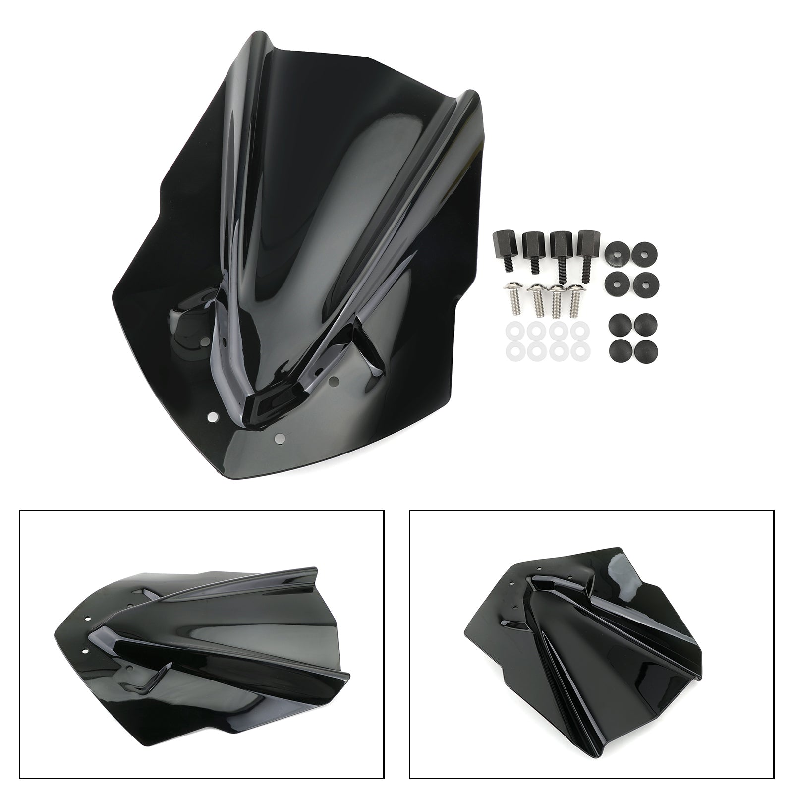 2015-2019 Yamaha MT125 ABS Plastic Motorcycle Windshield WindScreen Generic