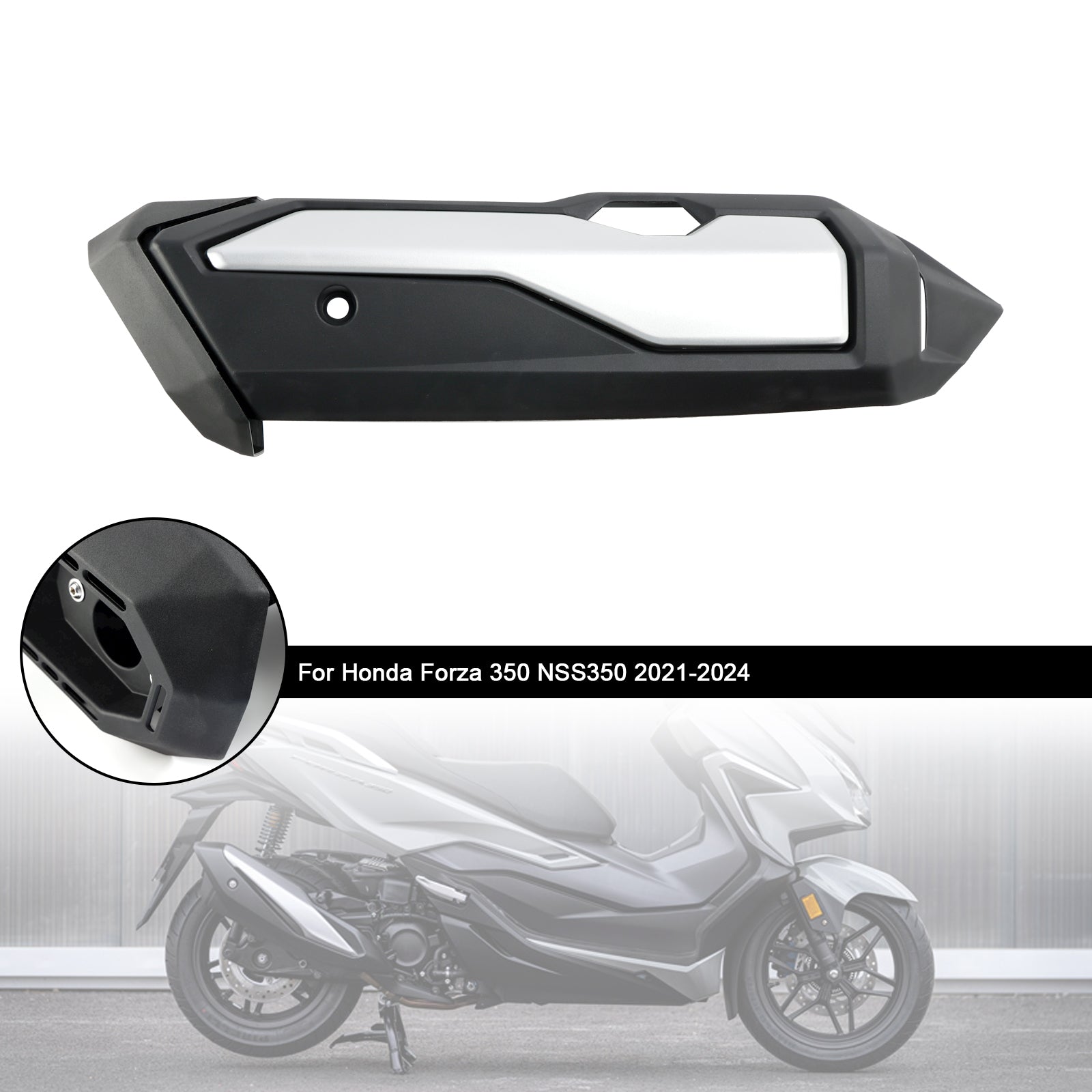 2021-2024 Honda Forza 350 NSS350 Exhaust Pipe Heat Shield Cover Shell