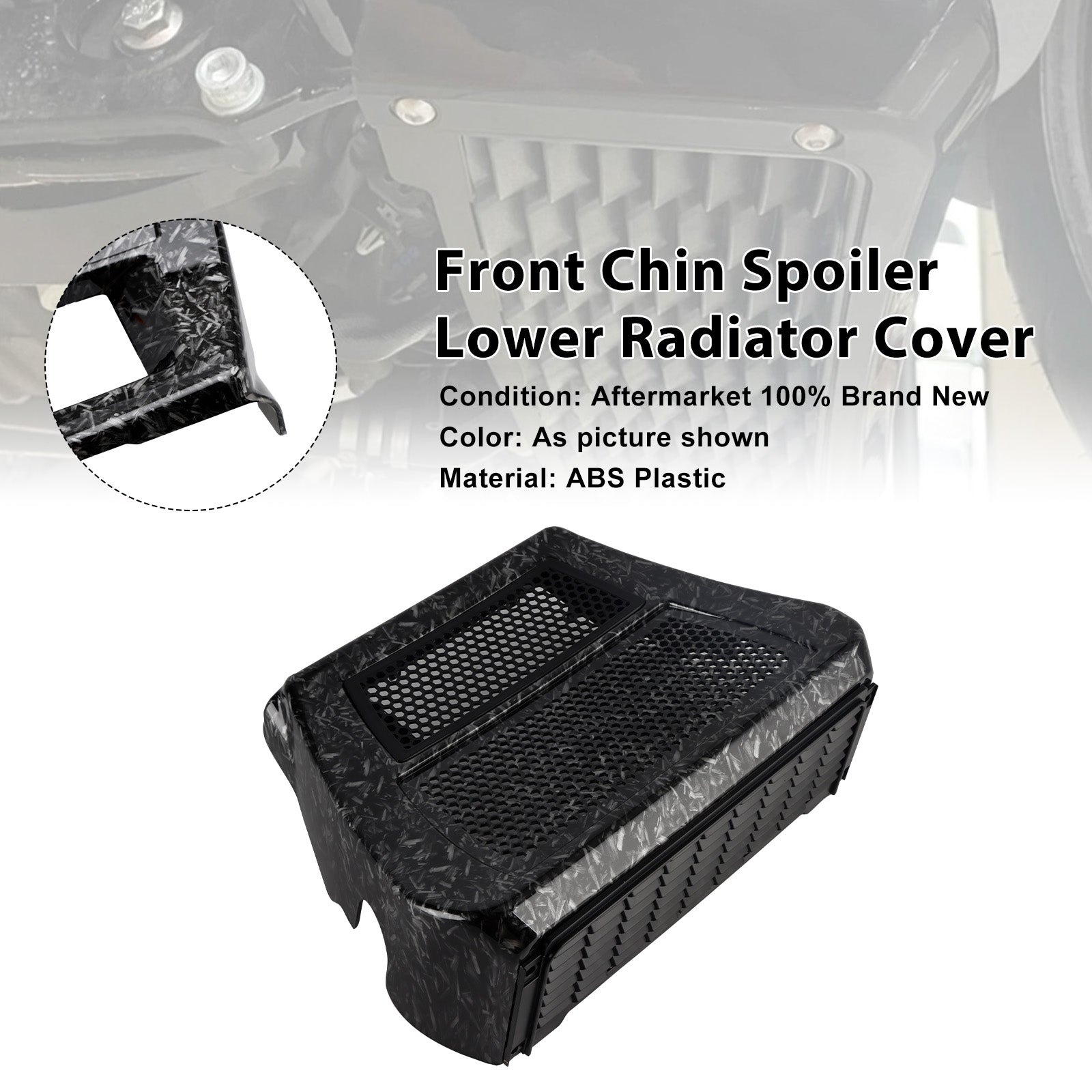 2024-2025 Harley Road Glide FLTRX Lower Chin Spoilers Radiator Guard Cover