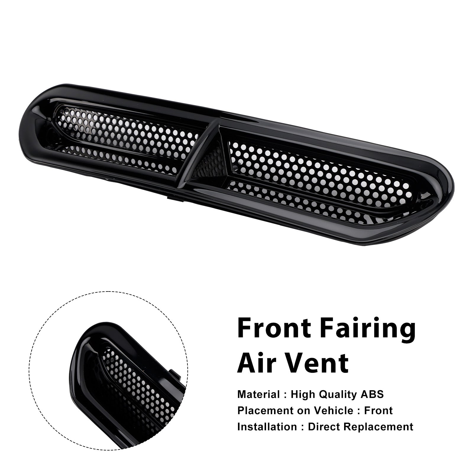 2014-2016 Harley-Davidson Electra Glide Ultra Classic Low FLHTCUL Front Fairing Air Vent Trim