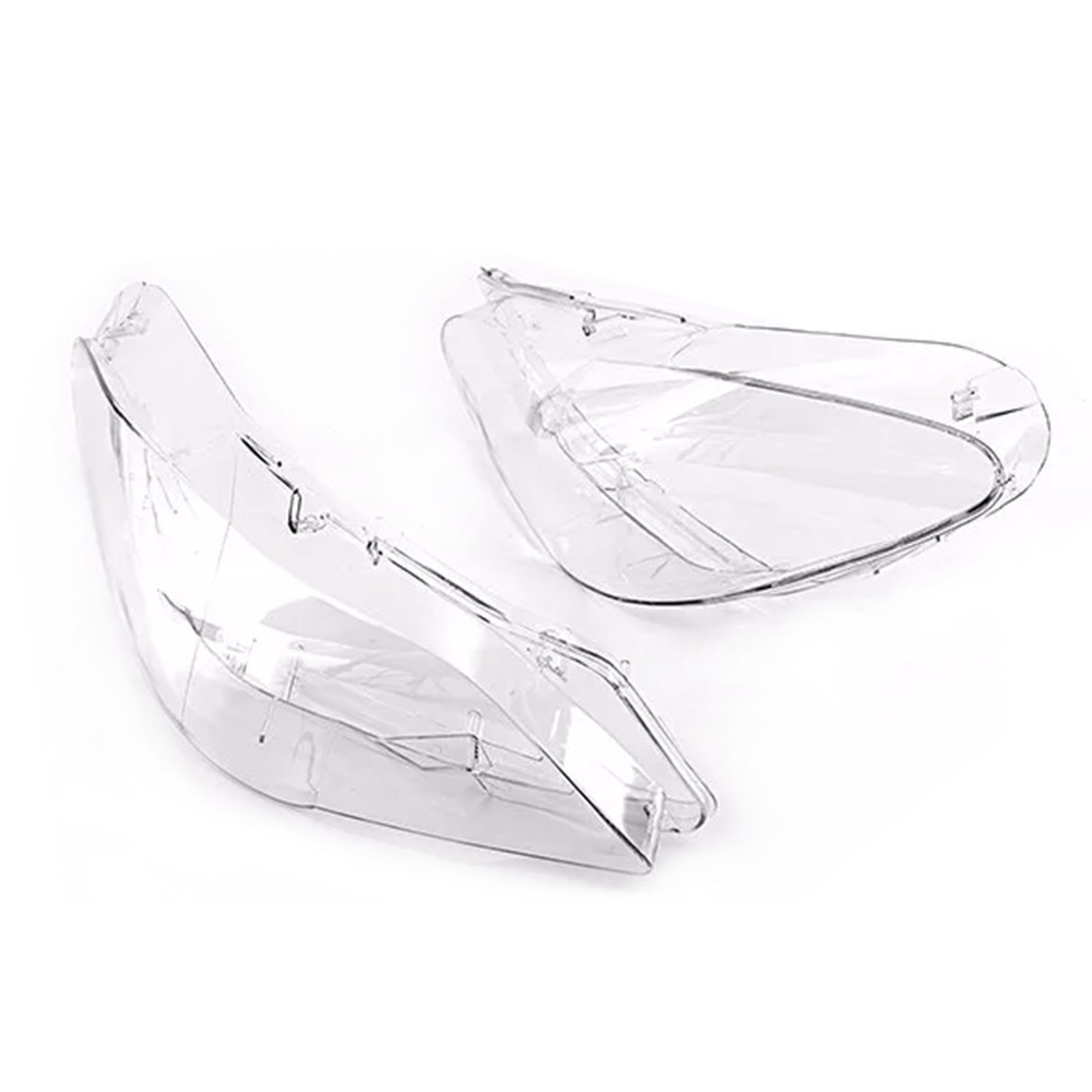 2010-2013 BMW 5 F10 F11 F18 2PCS Front Headlight Lens Cover LampShade L&R 63117271912 63117271911