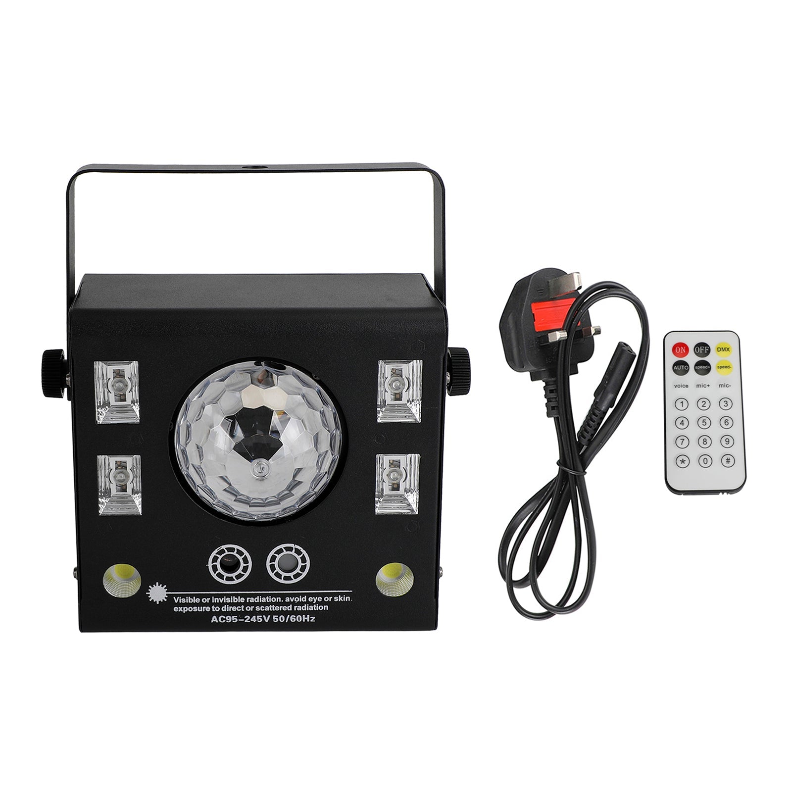 4 In 1 RGB Disco Party DJ Light LED Stage DMX Magic Ball Light Strobe Beam Light