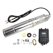 3" 60V 1KW MPPT Screw Solar Bore Pump Submersible Deep Well Hole Steel Head 160M