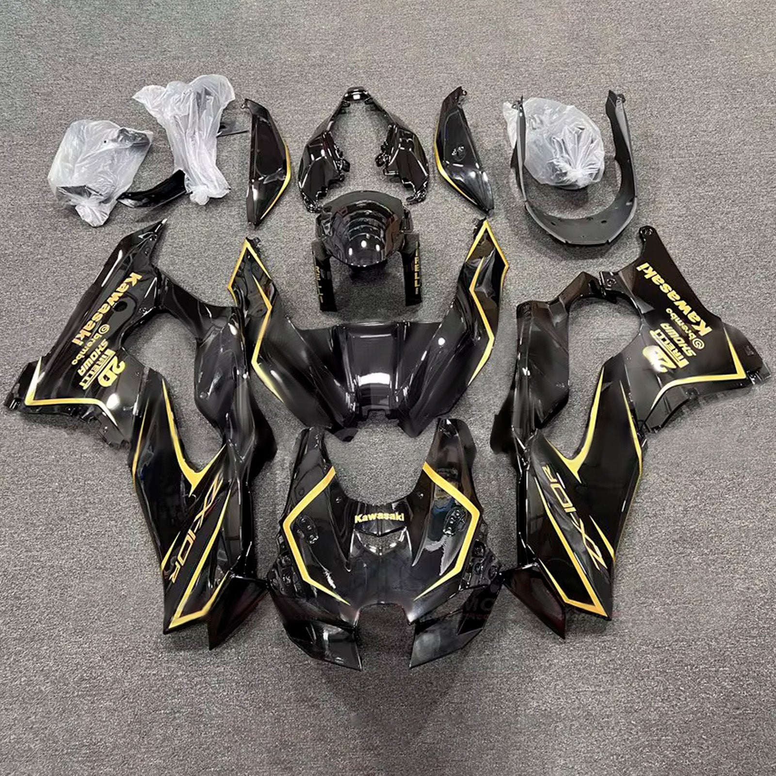 Injection Fairing Kit Bodywork ABS fit For Kawasaki ZX-10R ZX-10RR 2021-2025